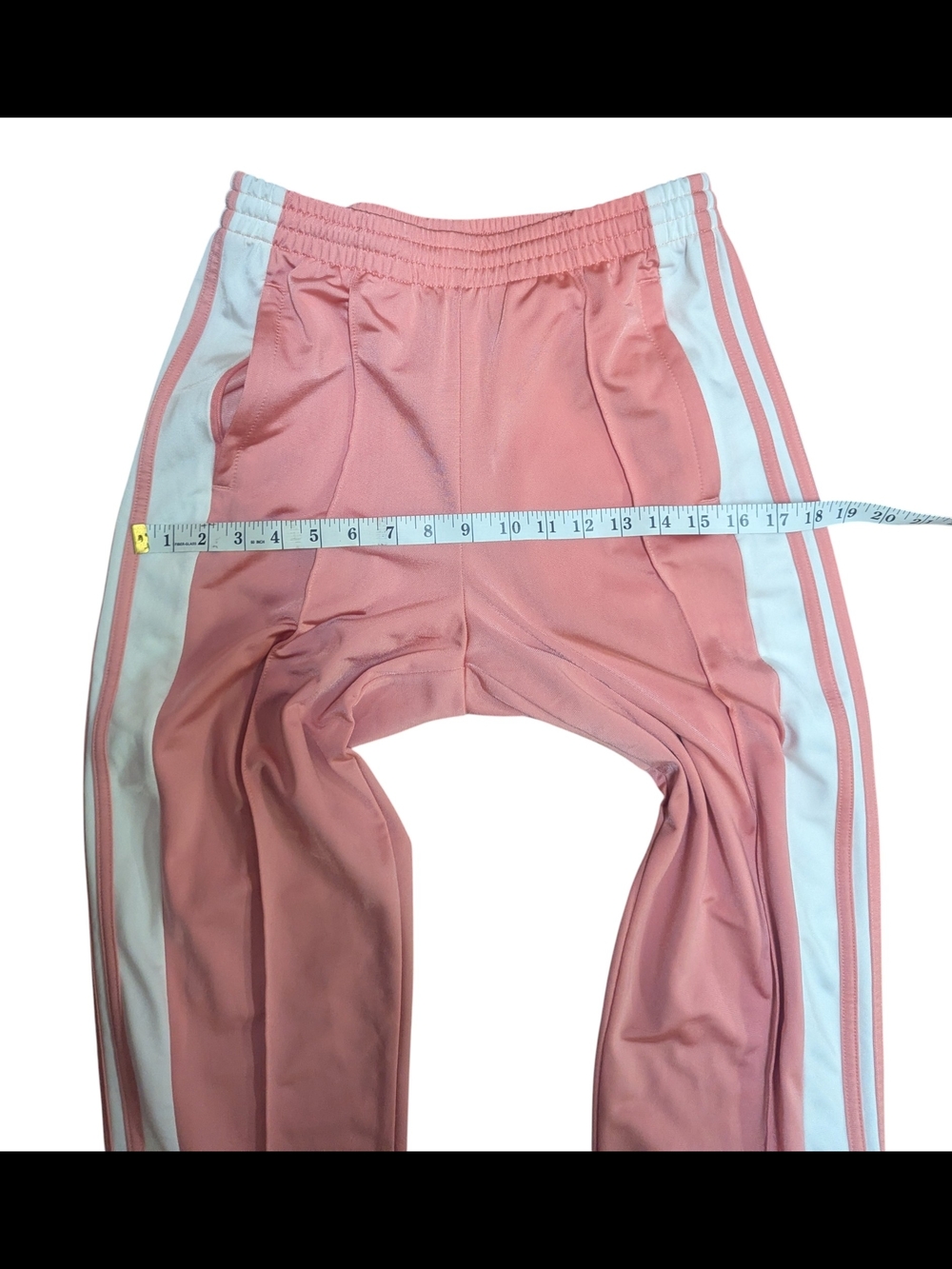 Adidas Originals Pink 3-Stripe Snap Track Pants Women's XS Retro Y2K - Picture 12 of 16